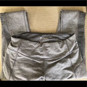 Gray full length leggings